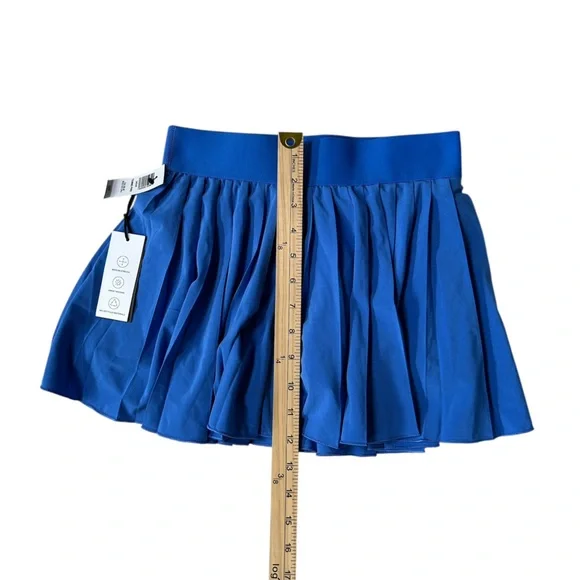 NWT Aritzia TNAction Tennis Pro Skirt Cali Blue XS Pleated Athletic Skort - Picture 8 of 11